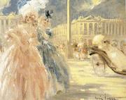 Louis Lcart Place de la Concorde oil painting